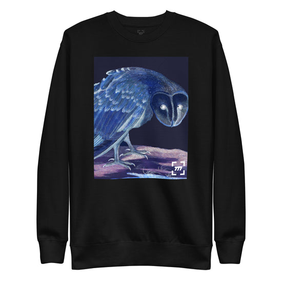 Midnight Owl Crewneck Sweater