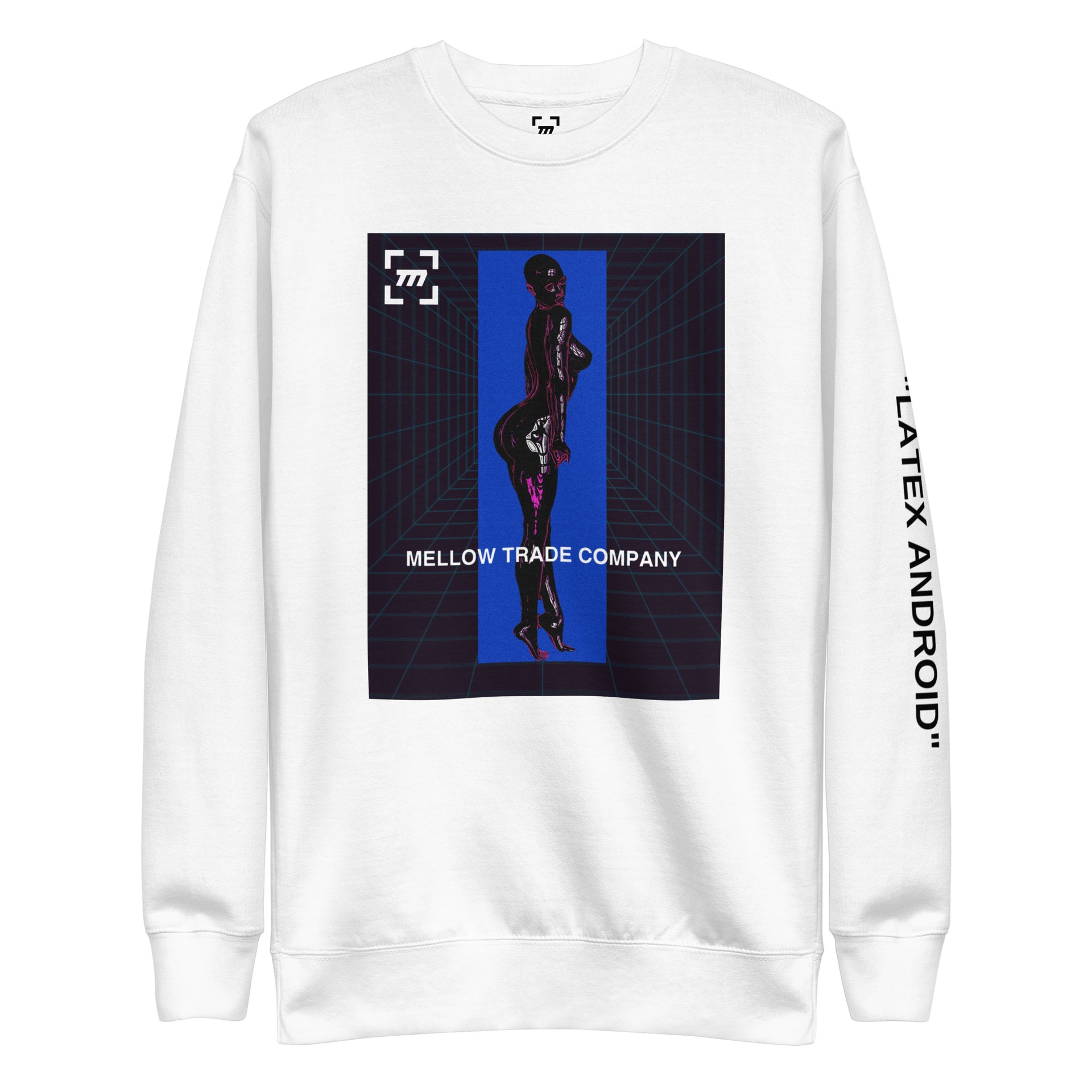 Latex Android Graphic Crewneck