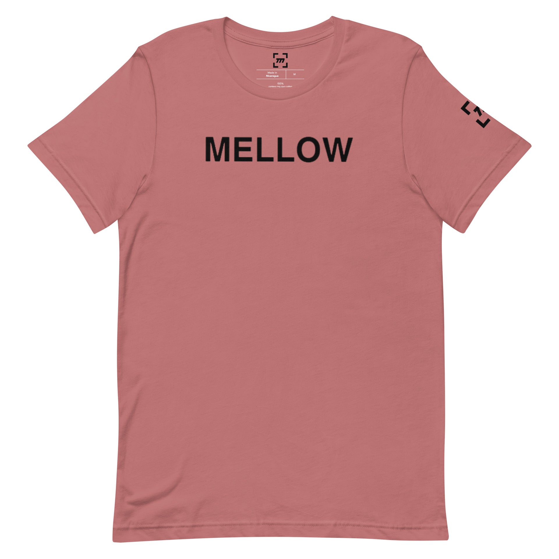 Black Mellow Font Graphic T-Shirt