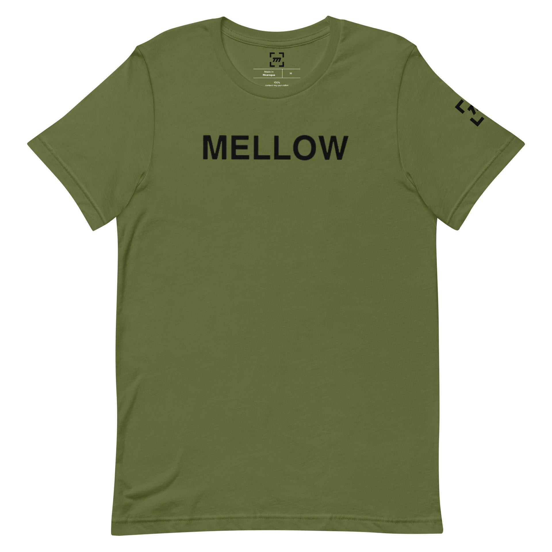 Black Mellow Font Graphic T-Shirt