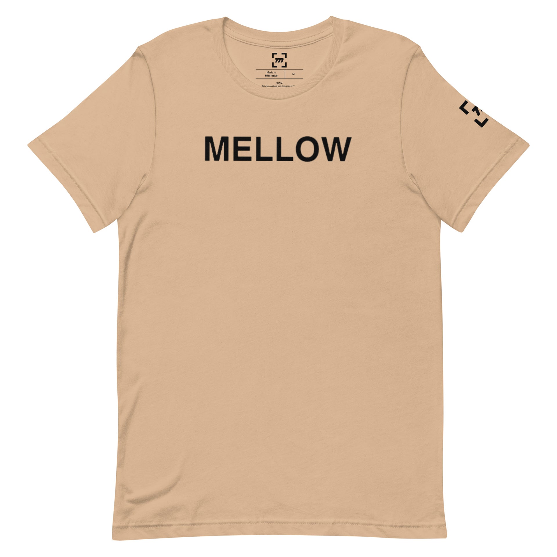 Black Mellow Font Graphic T-Shirt