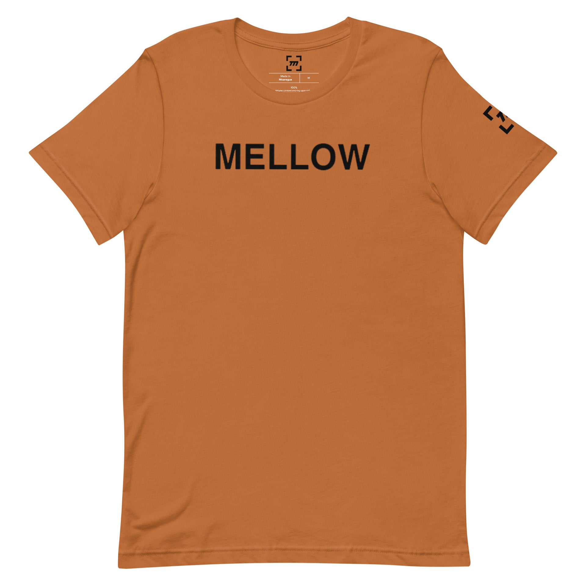 Black Mellow Font Graphic T-Shirt